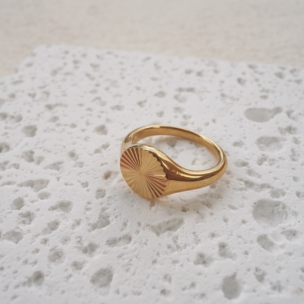 (CINCIN ANTI KARAT) ELORA RING - STAINLESS STEEL