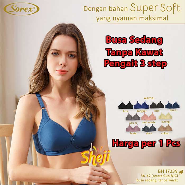 BRA SOREX BH 17239 TANPA KAWAT DAN SETARA CUB B - C