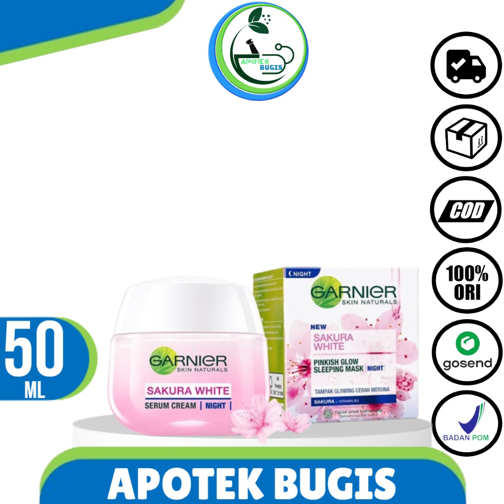 Garnier Sakura White Night Cream Garnier Sakura White SPF 30 Cream Moisturizer Skin Care 50 ml