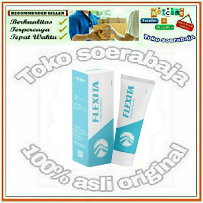 FLEXITA ASLI ORIGINAL CREAM ANTI SENDI OBAT NYERI SENDI REMATIK AMPUH
