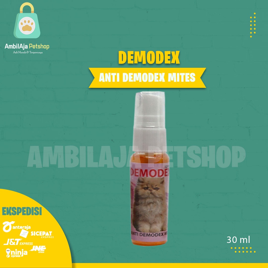 DEMODEX SPRAY 30ml | Obat Untuk Penyakit Kutu Tungau Mites Caplak DEMODEX Spray 60 ml