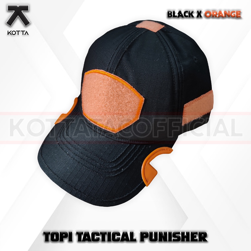 Topi Tactical Punisher Premium Coak Polos / Topi Velcro Coak Polos Premium/ Topi Tactical