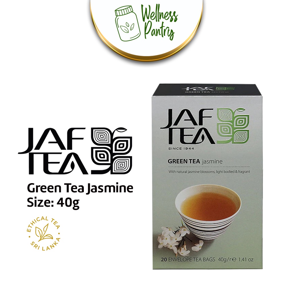 

JAF Tea Green Tea Jasmine 40g / 20 Tea Bag / Teh Hijau Jasmine