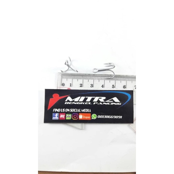 Treble Hook Mustad ADS Size 6 ORIGINAL