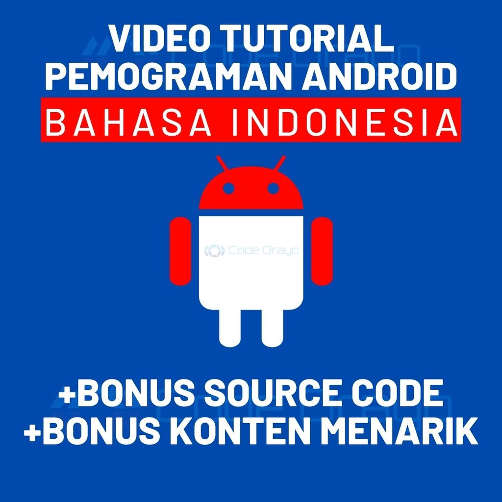 FLASHDISK + Tutorial Android Indonesia + 750 Source Code Android