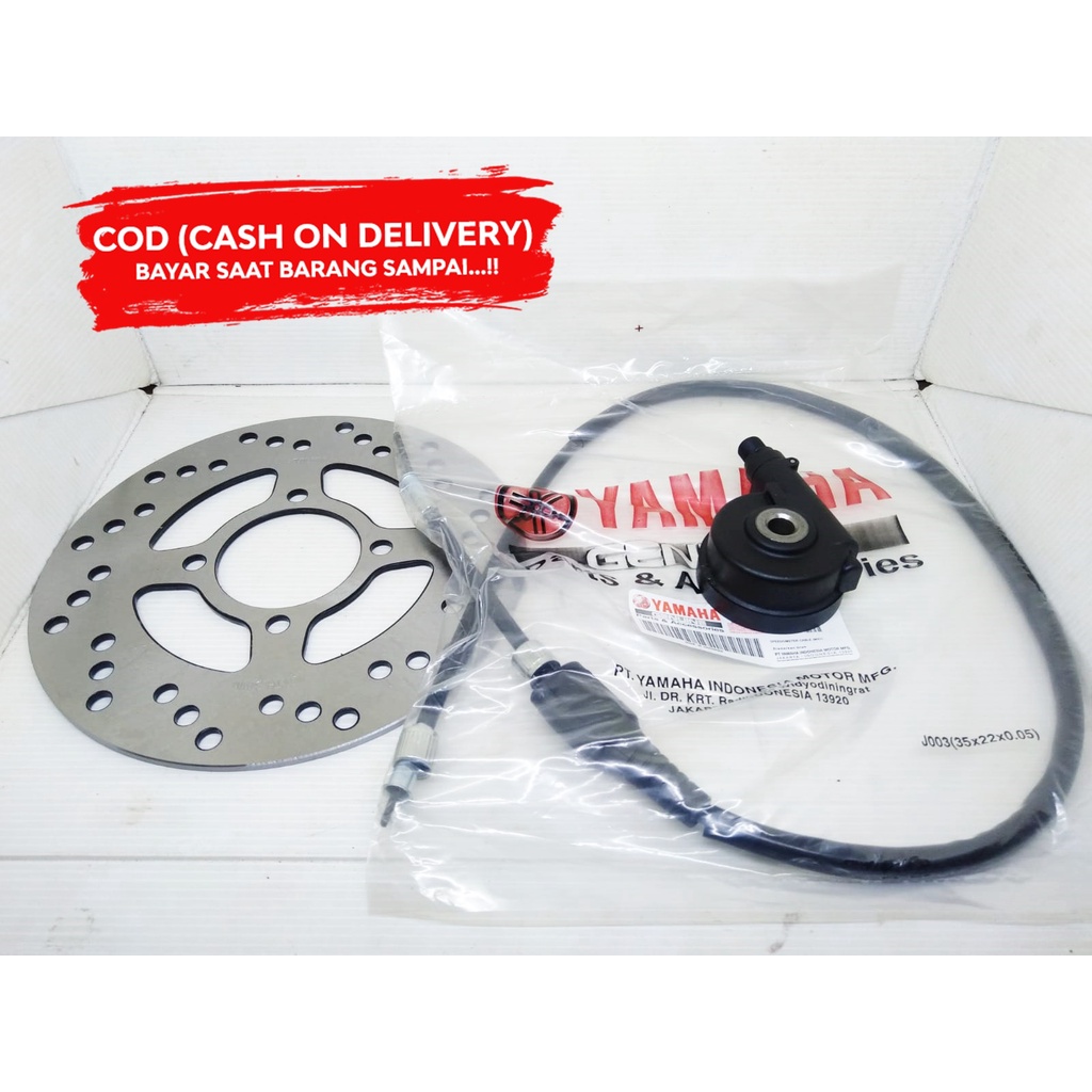 Piringan cakram disc Mio Smile / Mio Sporty Mio old karbu + kabel speedometer + gear box