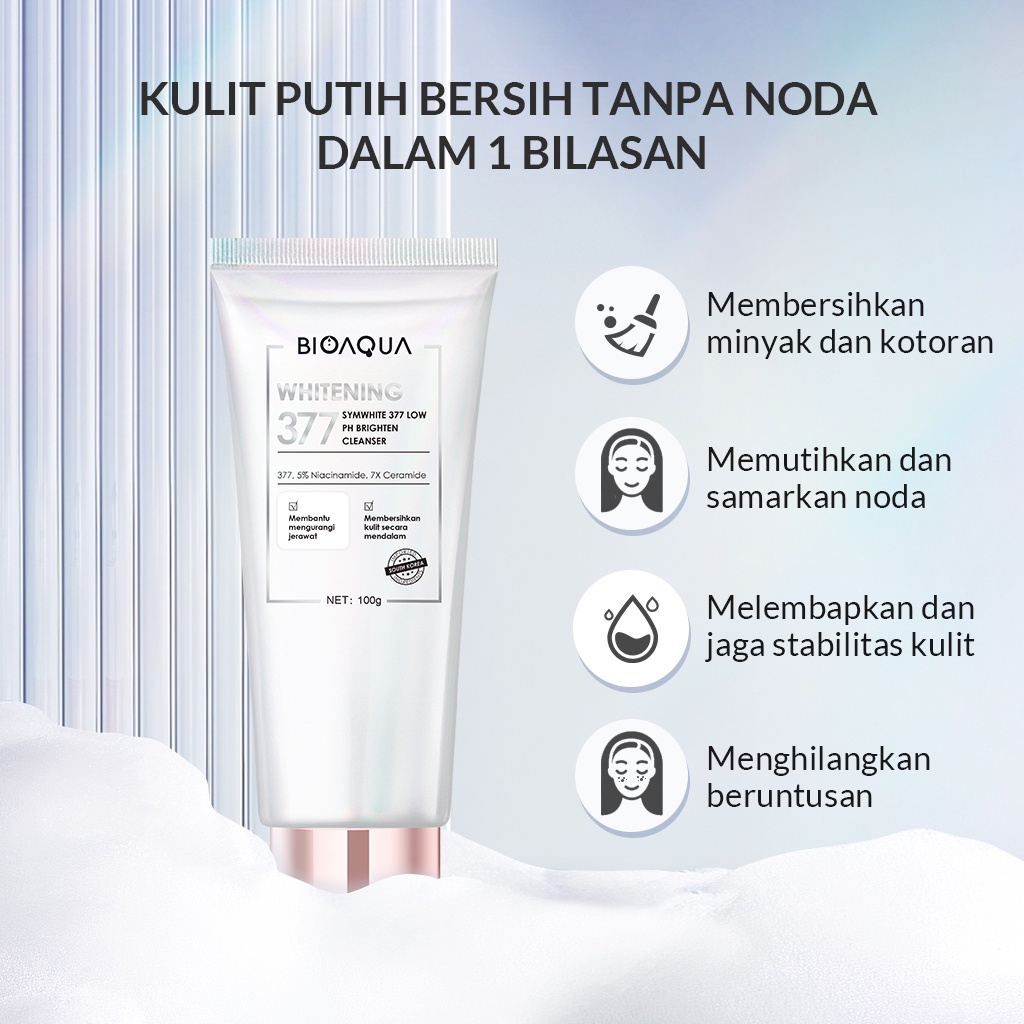 BIOAQUA SymWhite 377 Whitening &amp; Fade Dark Spot Cleanser | Toner | Serum | Cream