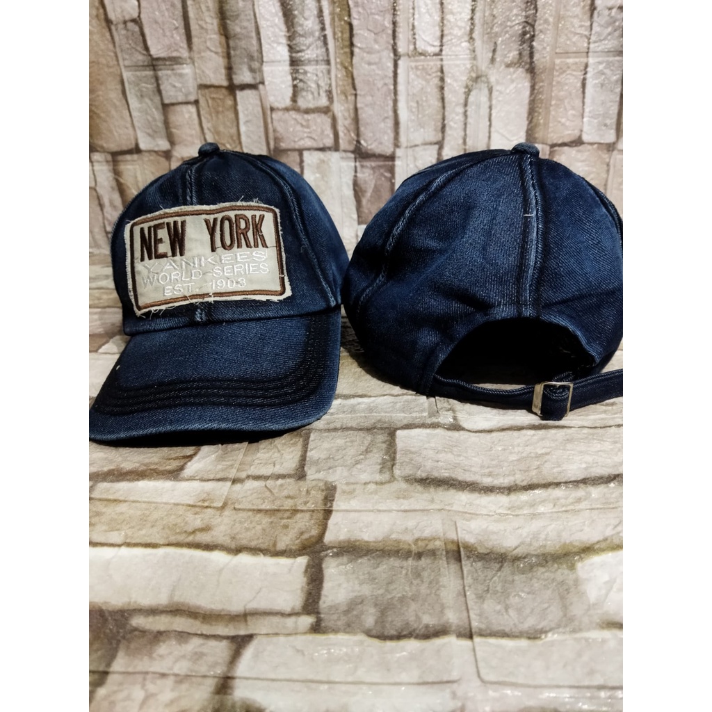 LAGI POPULER Topi Cap Baseball Original Import New York/ NY Yankees New Era Distro Unisex Pria Wanita Premium