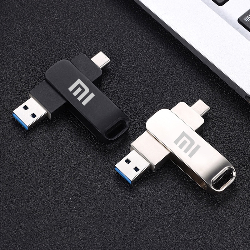 Xiaomi TYPE-C/OTG/USB Three-in-One Flash Drive 8GB 16GB 32GB 64GB 128GB 256GB 512GB USB Memory Stick 1TB 2TB Portable Metal Pen Driver