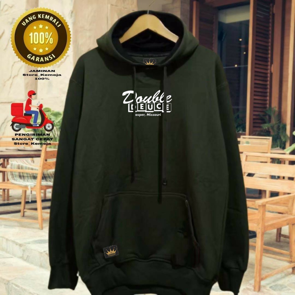 Jaket Hoodie Katun Tebal Pria Distro Sweater Hodie Aesthetic Jumbo Fashion Original Cowok Bisa COD