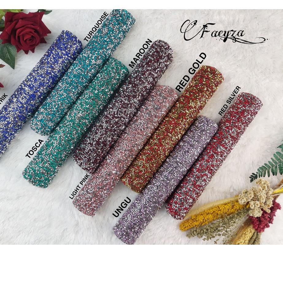 Terbaik Payet Tikar Gosok | Payet Diamond Kristal Gosok 22 cm × 40 cm 