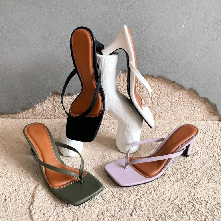 STOK TERBARU Sandal Heels Hak Tahu Wanita Emilie CM-234