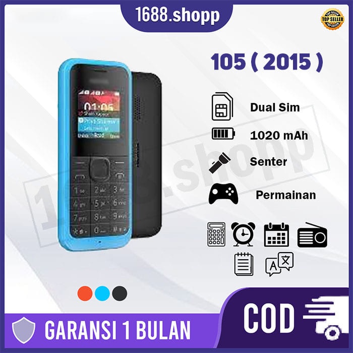 105 2015 fullset hp jadul dual SIM