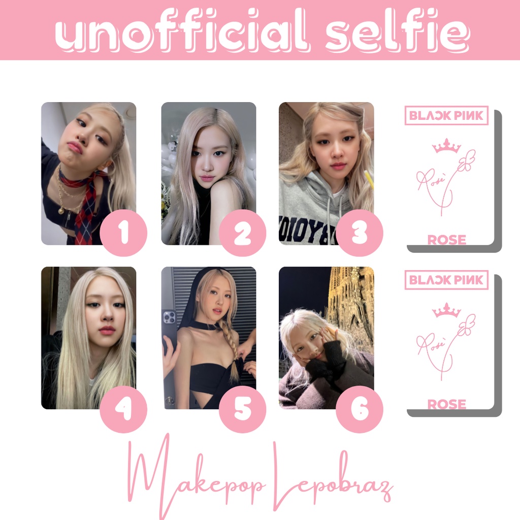 [PART 2] [MIN. 3 PC] BLACKPINK UNOFFICIAL SELFIE - GIRLFRIENDABLE JENNIE LISA ROSE JISOO