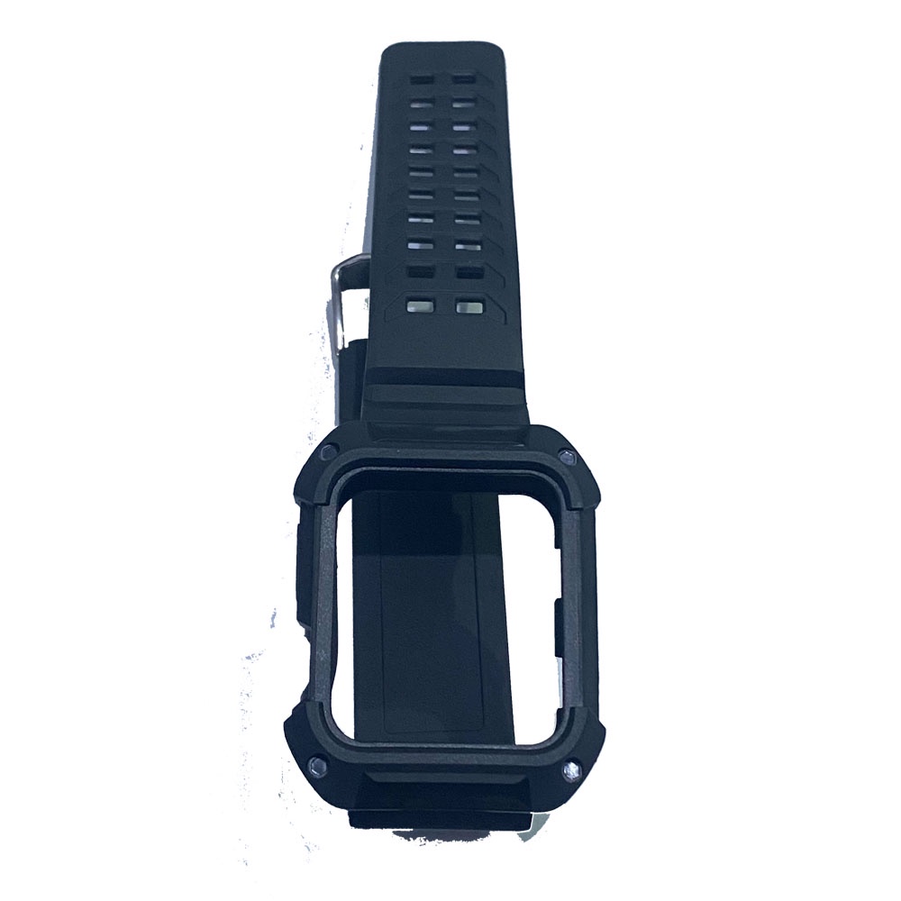 Tali Jam Tangan + Body Silikon Strap Apple Watch 38mm / 40m 42mm / 44 mm Tali iwatch Silikon Rubber Silicone Strap