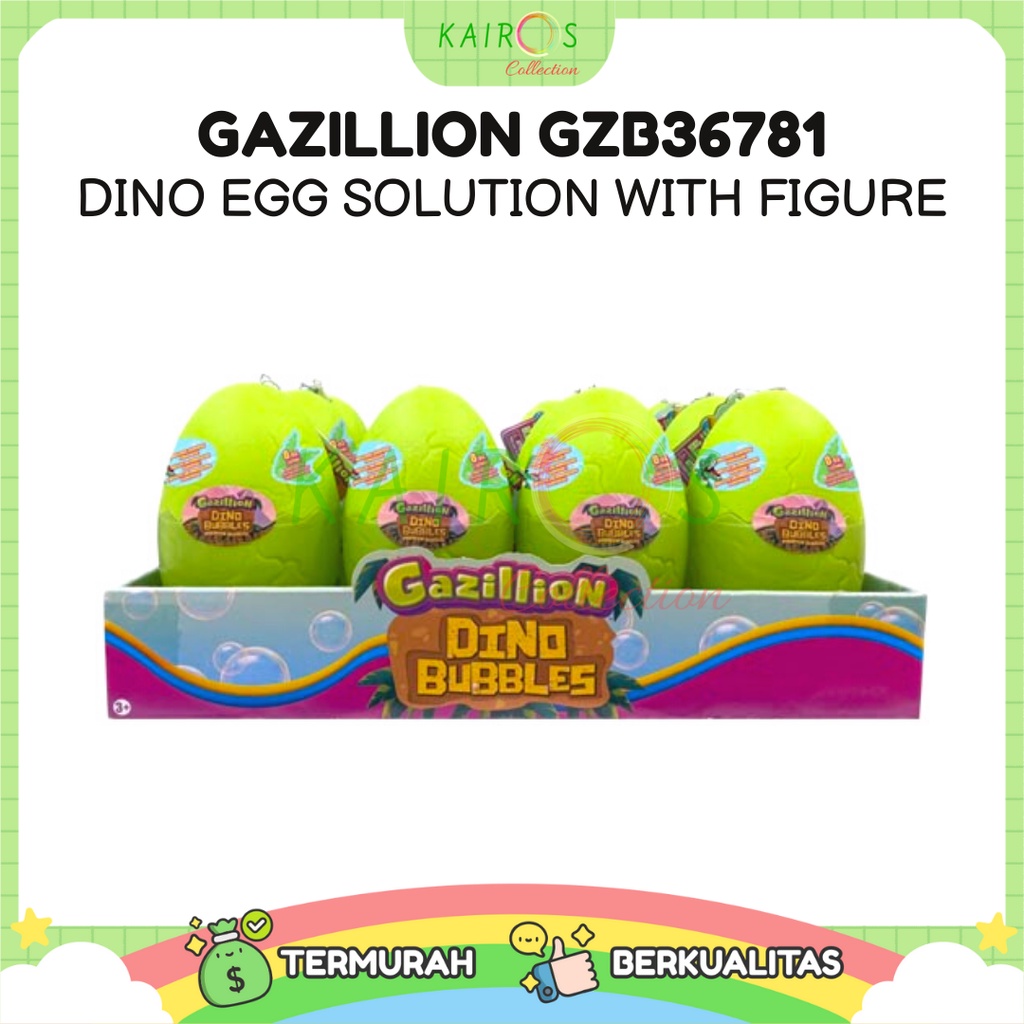 Gazillion Bubble GZB36781 DINO EGG SOLUTION WITH FIGURE (PDQ)