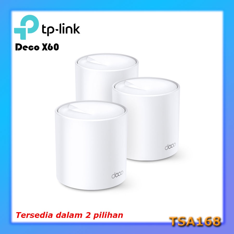 TP-Link Deco X60 AX3000 Whole Home Mesh Wi-Fi 6 System WIFI 3 Pack