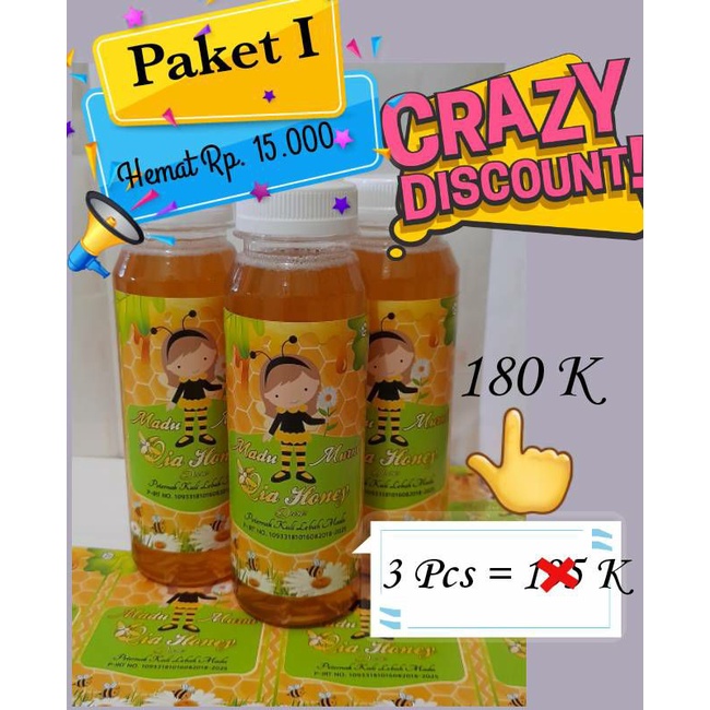 

Paket I Qia Honey Madu Murni