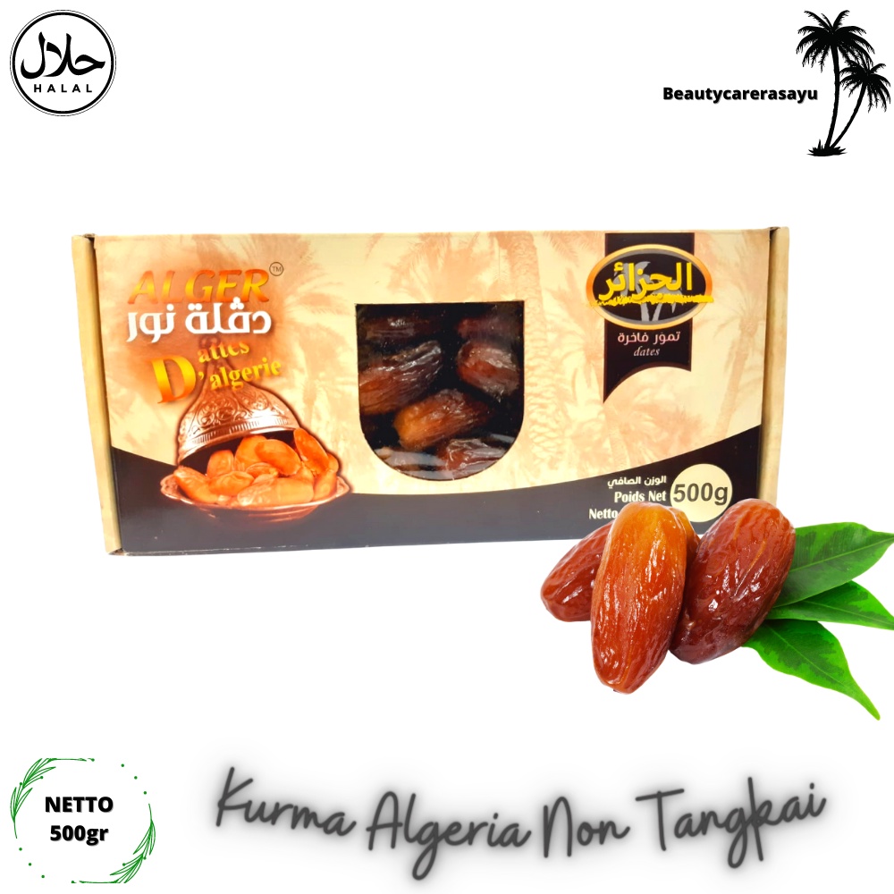 

Kurma Algeria 500gr / Kurma Tunis Tangkai / Kurma Non Tangkai / Kurma Original