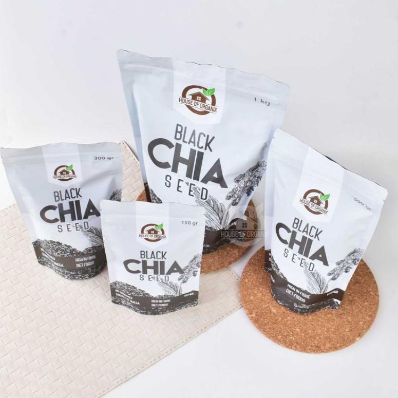 

SHOPEE 3.3 Organic Black Chia Seeds 300 Gr Cuci Gudang