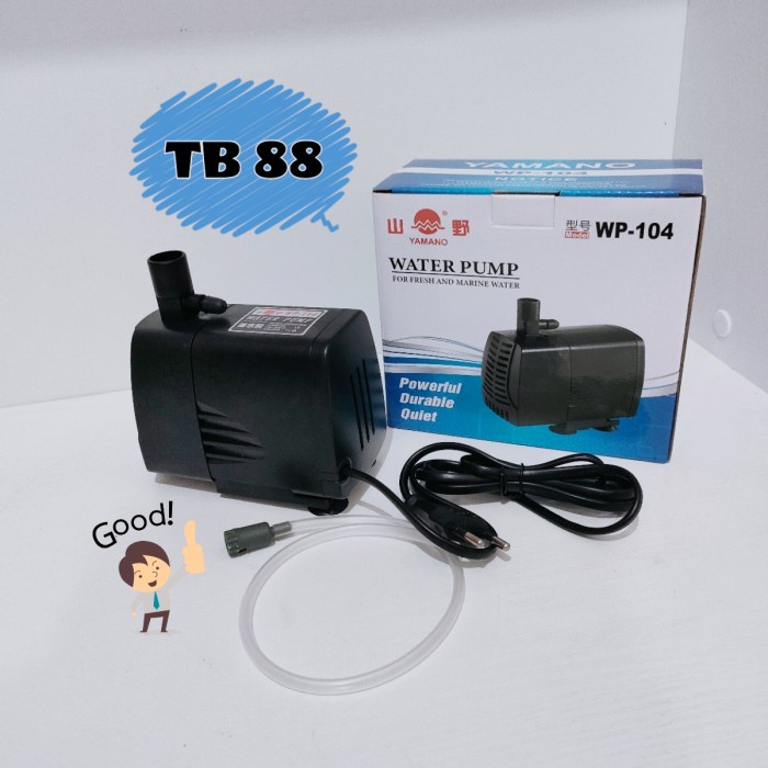 POMPA YAMANO WP-104 H.MAX 2 M FLOW 2000 L/H 38 WATT POWERFULL NEW