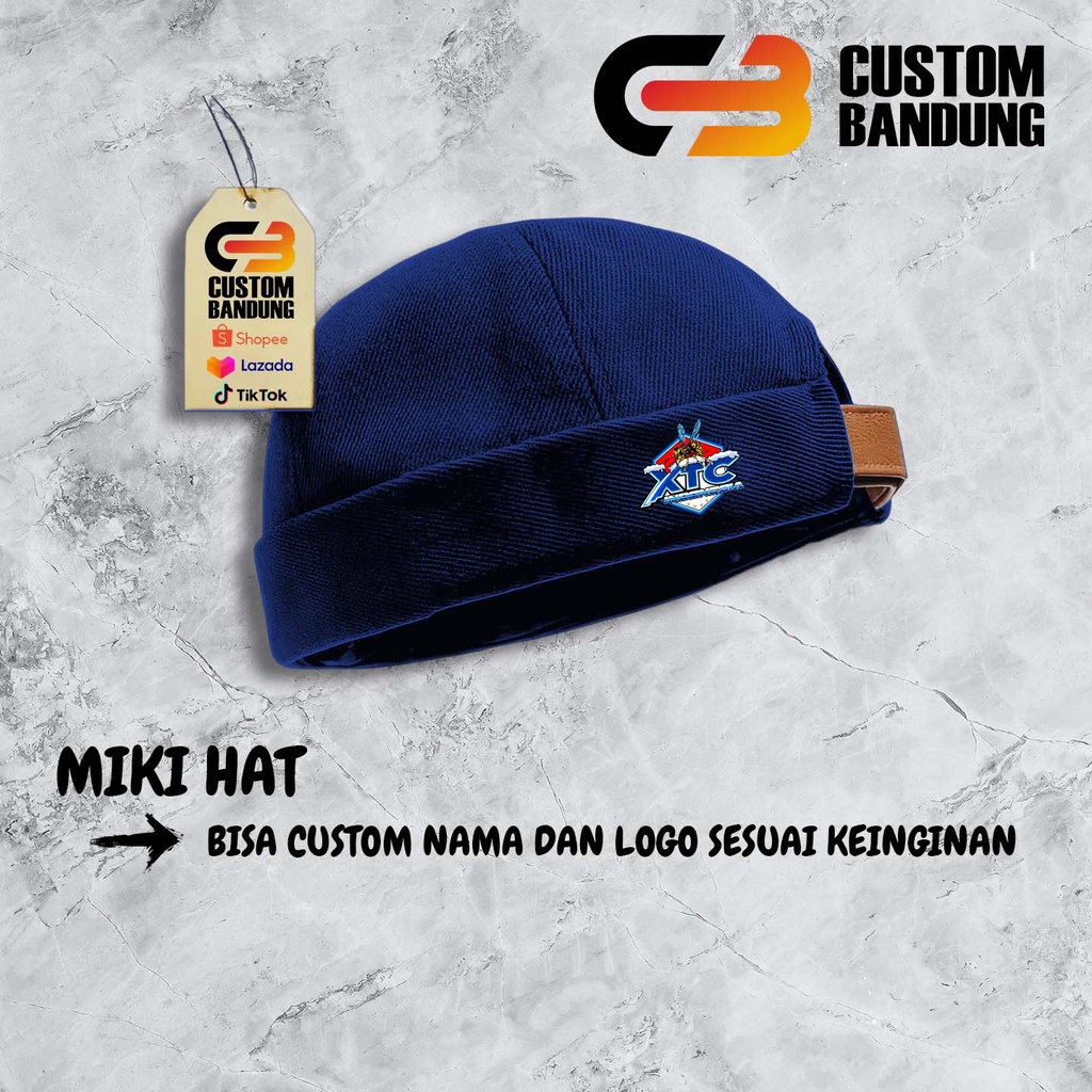 Topi Miki hat XTC 3 Miki Hat Peci Miki hat Topi Miki hat Anak &amp; Dewasa Topi Brimless Premium