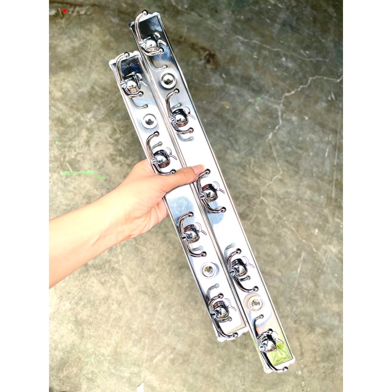 HB045 Kapstok Premium Tebal Stainless - Pengait Gantungan Barang Baju Motif Apel 4 , 5 Kait Tebal - Capstock Besi Serbaguna Tebal