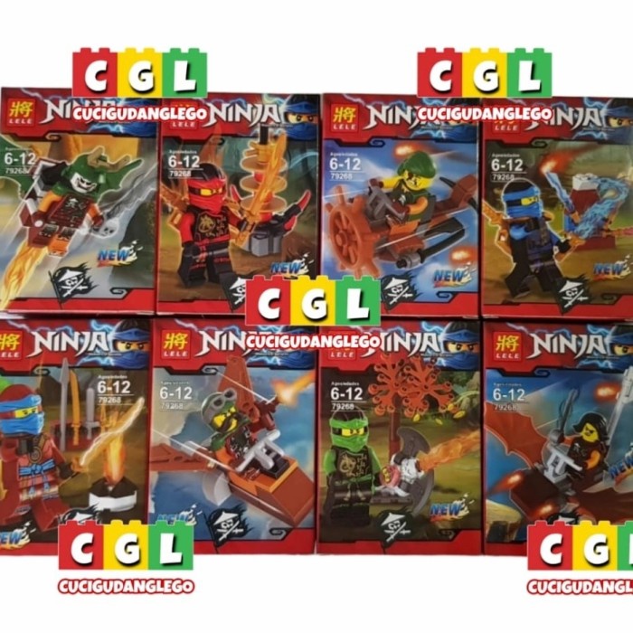 Mainan Minifigure Ninjago Figure Jay Kai Cole Zane Lord Darmadon Murah