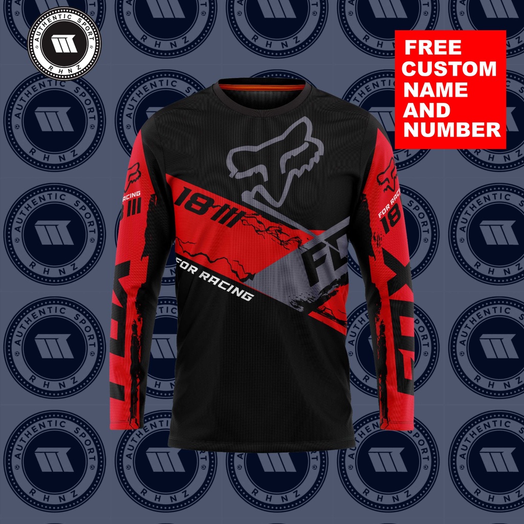 JERSEY PRINTING RACING BEBAS CUSTOM SESUAI REQUEST TERBARU/BAJU JERSEY MOTOCROSS SEPEDA GUNUNG TRAIL