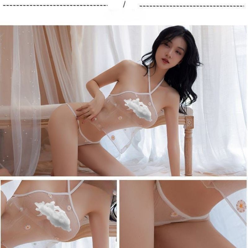 Nicebra Lingerie Pakaian Dalam Wanita Erotis Transparan Set Baju Tidur Lenceria Erotica  3088