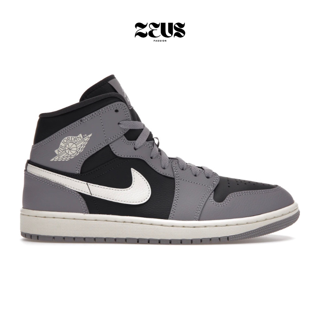 NIKE AIR JORDAN 1 MID CEMENT GREY WOMEN ORIGINAL