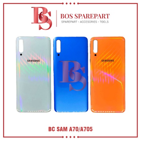 TUTUP BELAKANG SAMSUNG A70 / A705 / BACK DOOR / BACK COVER - Hitam