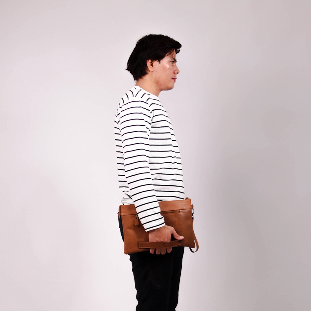 POUCH/CLUTCH/HANDBAG kulit asli LIMIA by BULL.LTHR