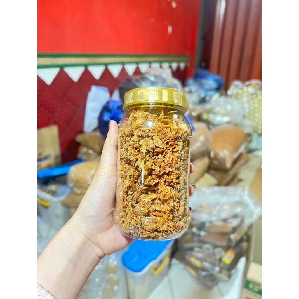 ( GROSIR 100 BOTOL POLOS ) BAWANG GORENG CAMPURAN