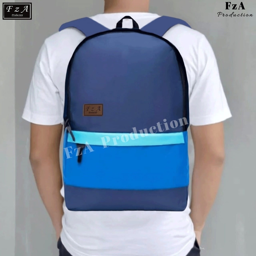 FzA Official - Tas Ransel Gendong Laptop Distro Sekolah Kuliah Pria Wanita Backpack Murah Original Tas Punggung Laptop - NLQT