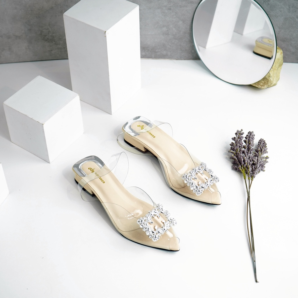 Sandal Wanita Adelia Heels Mika 3CM B-CK 03