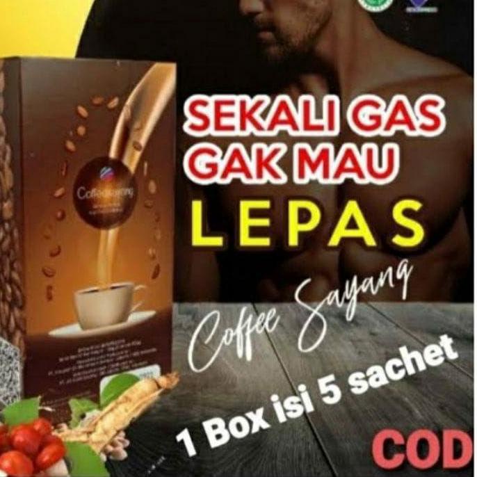 

♘ KOPI SAYANG pria l original 1BOX 5 SACHET JKS88 kemasan terbaru ♥