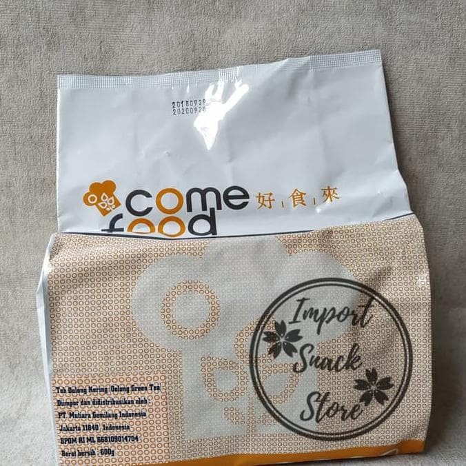 

Come Food Tea Leaf 600gr Taiwan Oolong tea