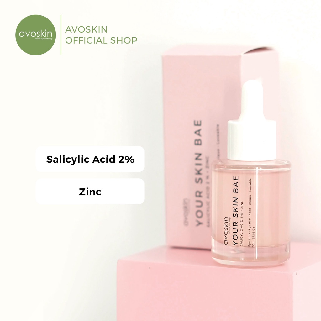 [CLEARANCE SALE] Serum Avoskin Your Skin Bae Salicylic Acid 30ml-Untuk Kulit Komedo ED 03/25