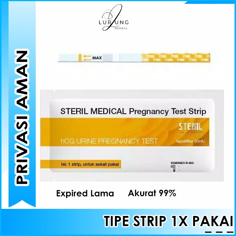 Test Pack Kehamilan Tespek Steril Tespack Privasi Aman Strip