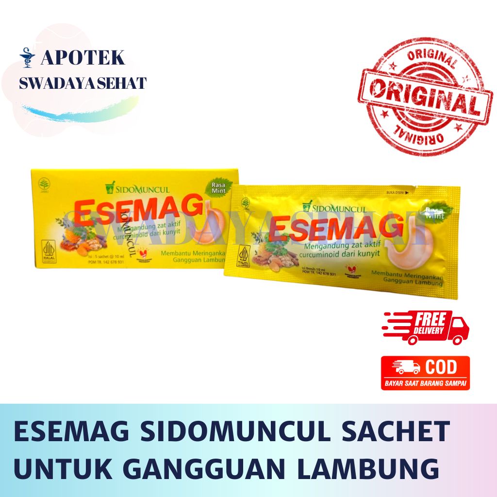 ESEMAG SIDOMUNCUL SACHET 10 ML - Meringankan Gangguan Lambung