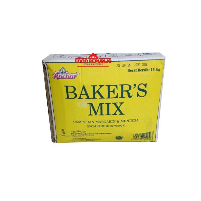 

BAKERS MIX ANCHOR 15 KG 1 CRT BUTTER BLEND HALAL IMPORT UTK KUE KERING