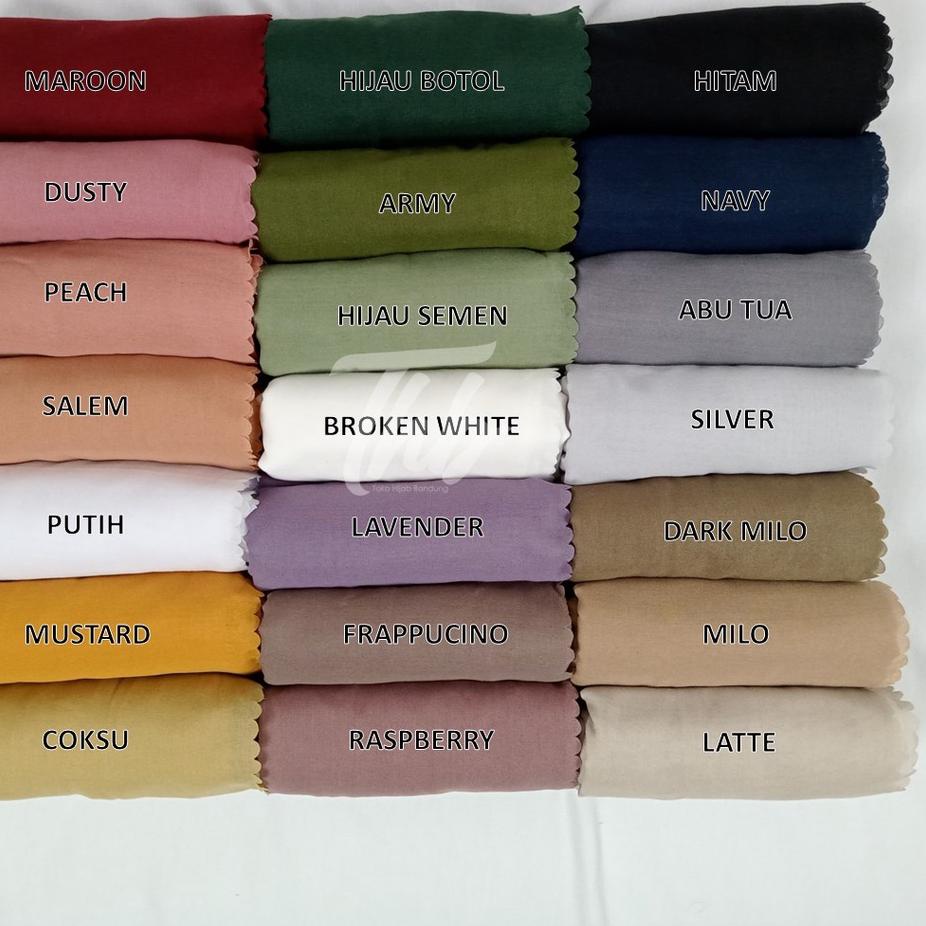 JILBAB SEGI EMPAT JUMBO / SEGI EMPAT 130X130 POLOS / KERUDUNG SEGI EMPAT SYARI VOAL PREMIUM FH SCARF