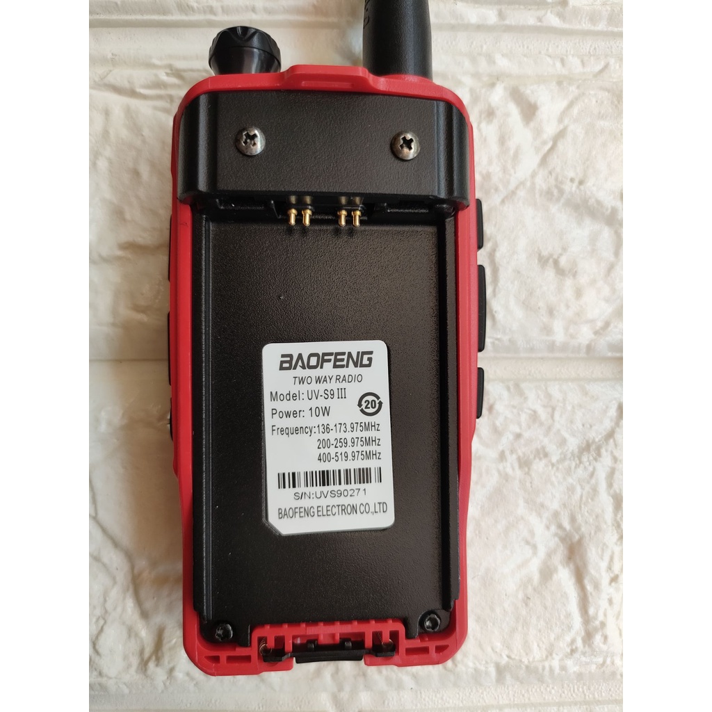 HT Bofeng UV-S9 III Plus Triple band (3band) 10watt Garansi 1 Tahun Walkie Talkie | Baofeng BF UV S9 3 Ples 10 Watt Handy Talky | Hate Bofeng UV S 9 iii 10W Walky Talki | Radio Komunikasi