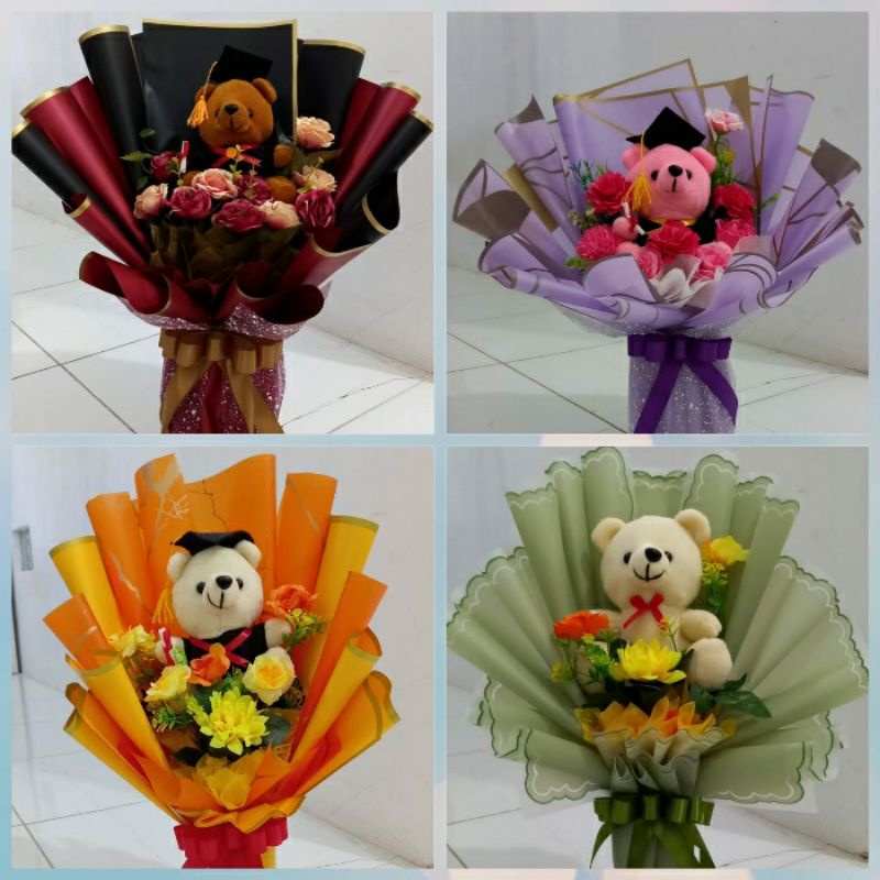 Buket wisuda buket boneka bucket bunga