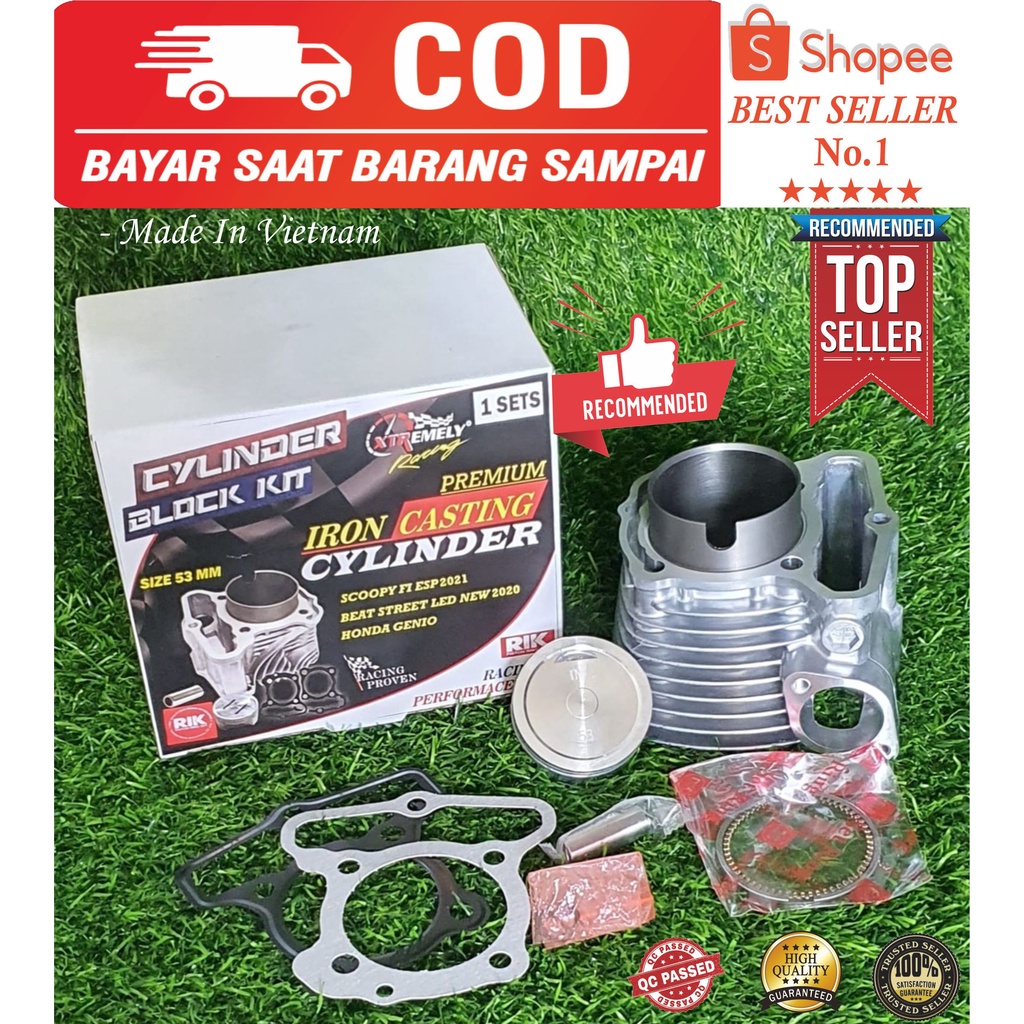 BLOK BORE UP HONDA GENIO, BEAT DELUXE, SCOOPY STREET FI ESP
