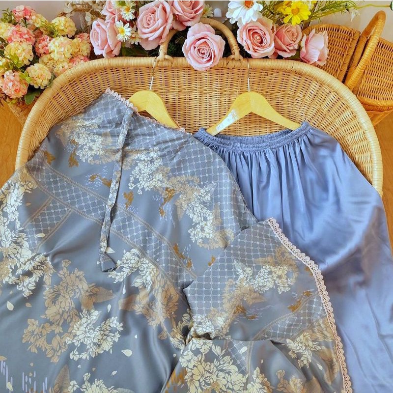 Mukena Traveling Silk Armani Premium 2in1