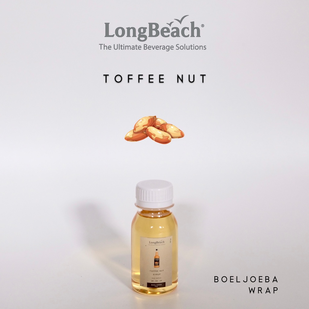 LongBeach Toffee Nut Syrup Repack [30, 50, 100] g