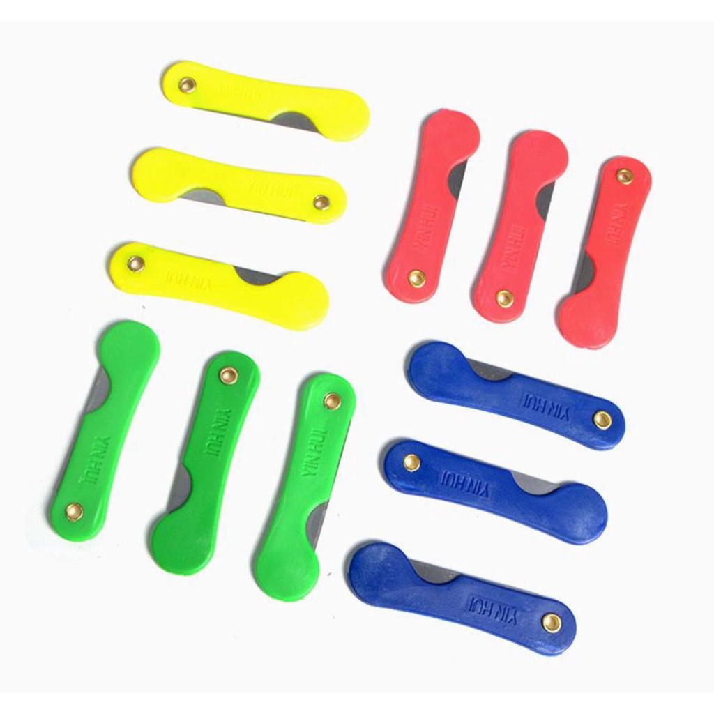 PISAU LIPAT MINI CUTTER PISAU LIPAT KECIL - SILET CUTER WARNA WARNI - BD