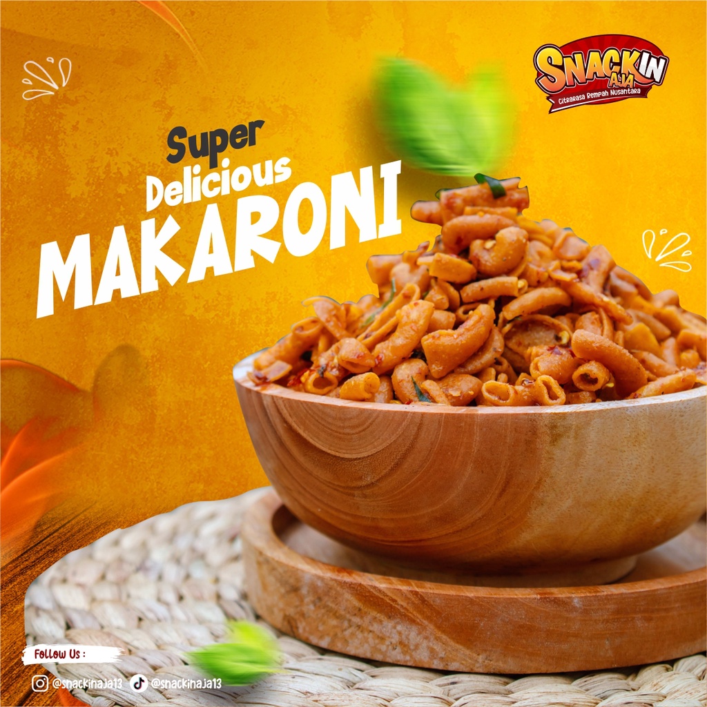 

(COD) Makaroni SanckIn Pedas Daun Jeruk Isi 250 Gram